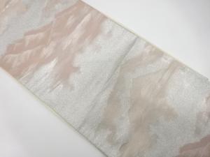 山並模様織り出し　袋帯